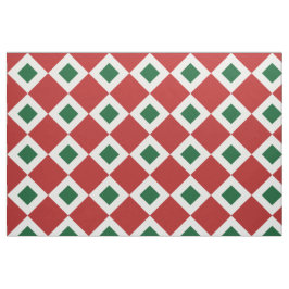 kerstdiamantpatroon Geometric Fabric Stof