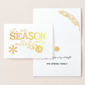 Kerstdienst Foliekaart Folie Kaarten (Display)