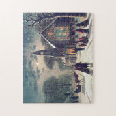 Kerstdienst J Hoover En Zoon 1878 Legpuzzel (Verticaal)