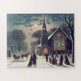 Kerstdienst J Hoover En Zoon 1878 Legpuzzel