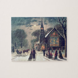 Kerstdienst J Hoover En Zoon 1878 Legpuzzel