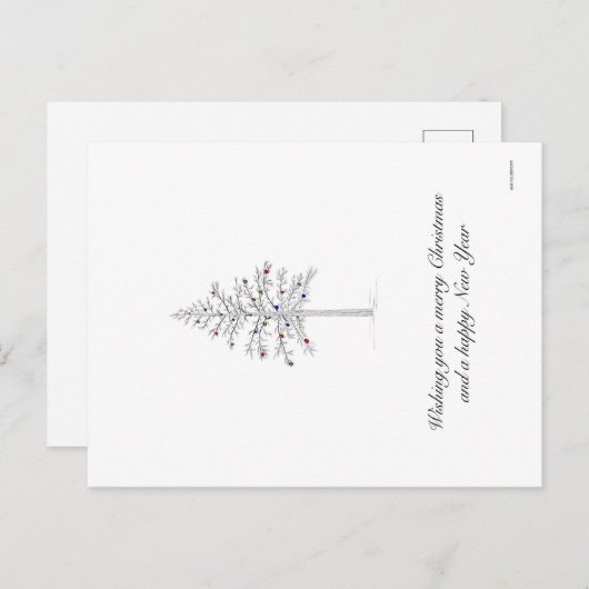 Kerstdienst Kaart (Voorkant / Achterkant)