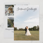 Kerstdienst Script Foto Kaart (Voorkant / Achterkant)