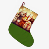 Kerstdieren 1 grote kerstsok (Voorkant (Hangend))