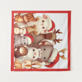 Kerstdieren 3 wandkleed (Voorkant (horizontaal))