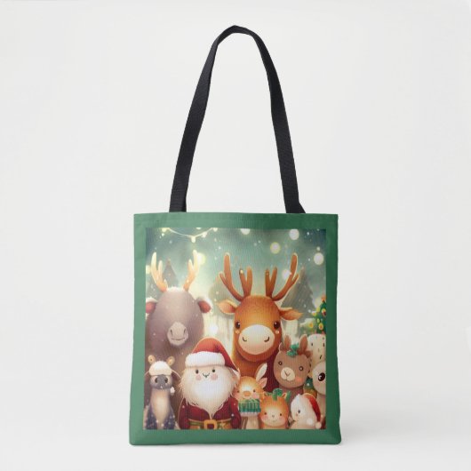 Kerstdieren 8 tote bag (Voorkant)