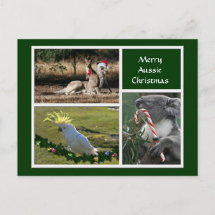 Kerstdieren — Aziatische stijl — Feestdagenkaart