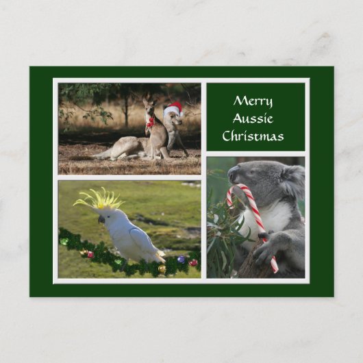 Kerstdieren — Aziatische stijl — Feestdagenkaart (Voorkant)