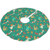 Kerstdieren Kerstboom Rok (Gekanteld)