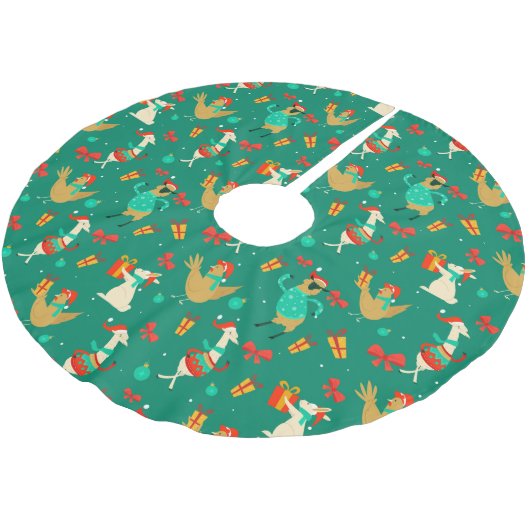 Kerstdieren Kerstboom Rok (Gekanteld)