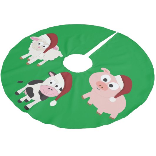 kerstdieren kerstboom rok (Gekanteld)