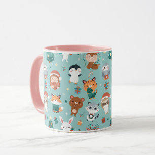 Kerstdieren Mok