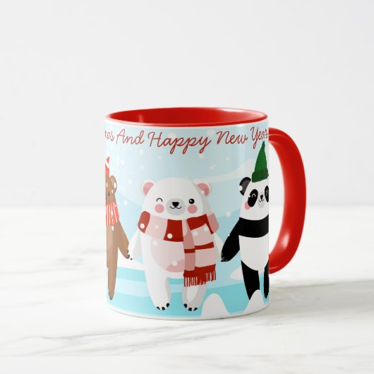 Kerstdieren Mok (Voorkant rechts)