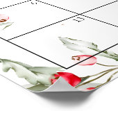 Kerstdieren raden vervaldatum kalender poster (Hoek)