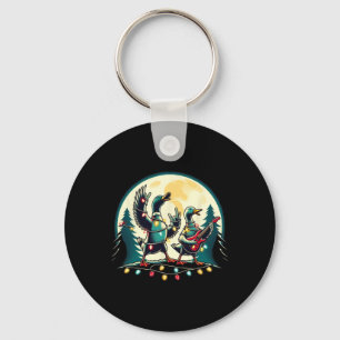 Kerstdieren Schattige Eenden Xmas Dierenvrienden D Sleutelhanger