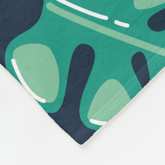 Kerstdieren, Schattige naadloos ontwerp. Fleece Deken (Hoek)