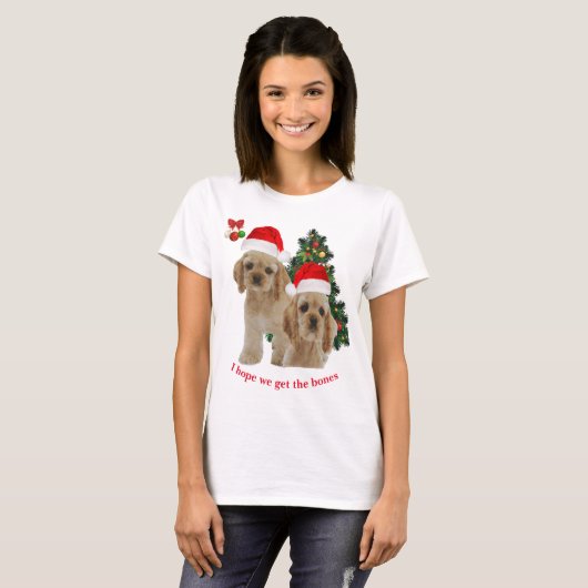 Kerstdieren T-shirt (Voorkant volledig)