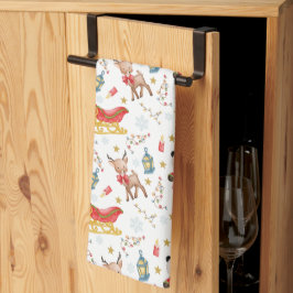Kerstdieren Theedoek