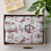 Kerstdierenpatroon Tissuepapier (Geschenk)