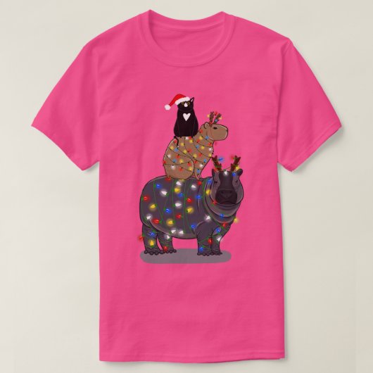 Kerstdierentranspack T-shirt (Design voorkant)