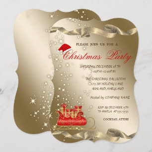 Kerstdij, Santa Hat, Corporate Kerstmis Kaart