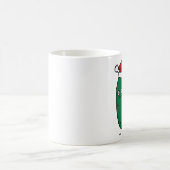 Kerstdill Pickle met een kersthat Koffiemok (Center)