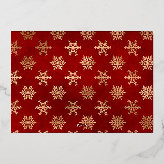 Kerstdin certificaat folie uitnodiging voor Sinter (Achterkant)