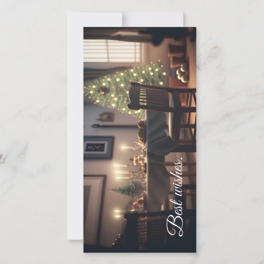 kerstdiner bedankkaart (Voorkant)