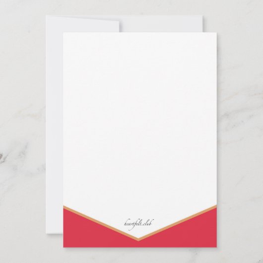 Kerstdiner Boxing Day Uitnodiging (Achterkant)