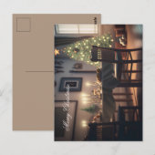 kerstdiner briefkaart (Voorkant / Achterkant)