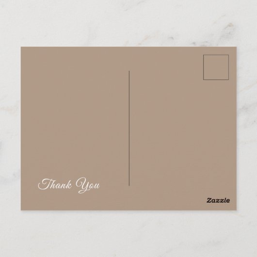 kerstdiner briefkaart (Achterkant)