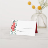 Kerstdiner-decokaart Plaatskaartje (Voorkant)