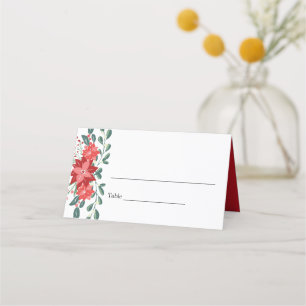 Kerstdiner-decokaart Plaatskaartje