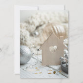 Kerstdiner/feestuitnodiging Kaart (Achterkant)