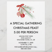 kerstdiner Flyer (Voorkant)