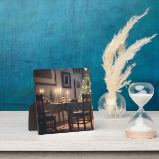 kerstdiner fotoplaat (Insitu)