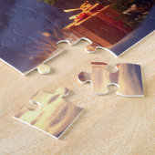 Kerstdiner in het hart van de Kerstman Legpuzzel (Zijkant)