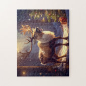 Kerstdiner in het hart van de Kerstman Legpuzzel (Verticaal)