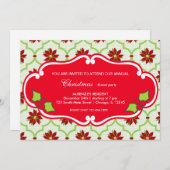 kerstdiner kaart (Voorkant / Achterkant)