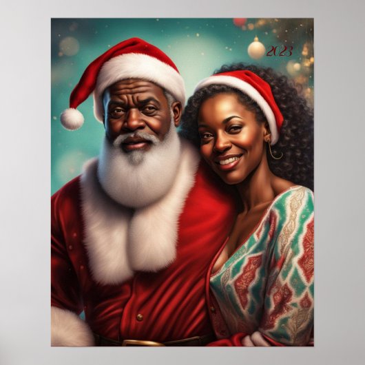 Kerstdiner Muurposter voor Oma en Opa Poster (Voorkant)