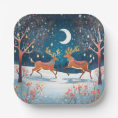 Kerstdiner Papieren Bordje (Voorkant)
