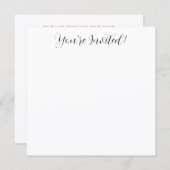 Kerstdiner Party Evergreen Pine Cones Feestdagenkaart (Voorkant / Achterkant)