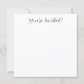 Kerstdiner Party Evergreen Pine Cones Feestdagenkaart (Voorkant)