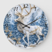 Kerstdiner Rendier Delight Decor Grote Klok (Voorkant)