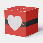 Kerstdiner Santa Baby Bedankdoosjes (Voorkant Zijde)