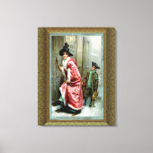 Kerstdiner verpakt Canvas (Voorkant)