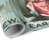 Kerstdiner Victoriaans Cadeaupapier (Rol Hoek)