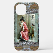 Kerstdiner Victoriaans Elegant Monogram Case-Mate iPhone Case (Achterkant)