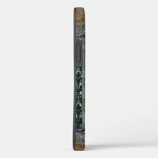 Kerstdiner Victoriaans Elegant Monogram Case-Mate iPhone Case (Achterkant / Rechts)