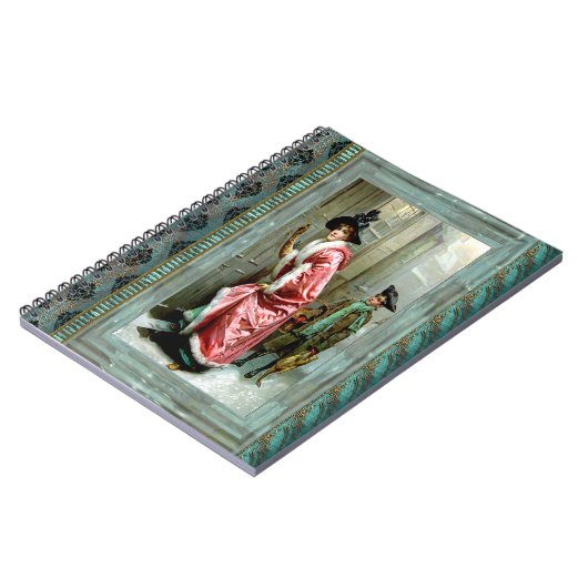 Kerstdiner Victoriaans Notitieboek (Linkerzijde)